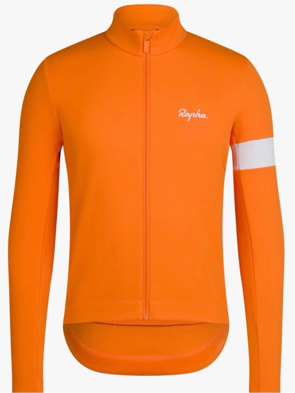 Rapha Men’s Core Rain Full Zip Cycling Jacket II In Orange Lightweight Size  M